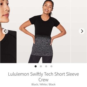 Lululemon Swiftly Tech Short Sleeve Top